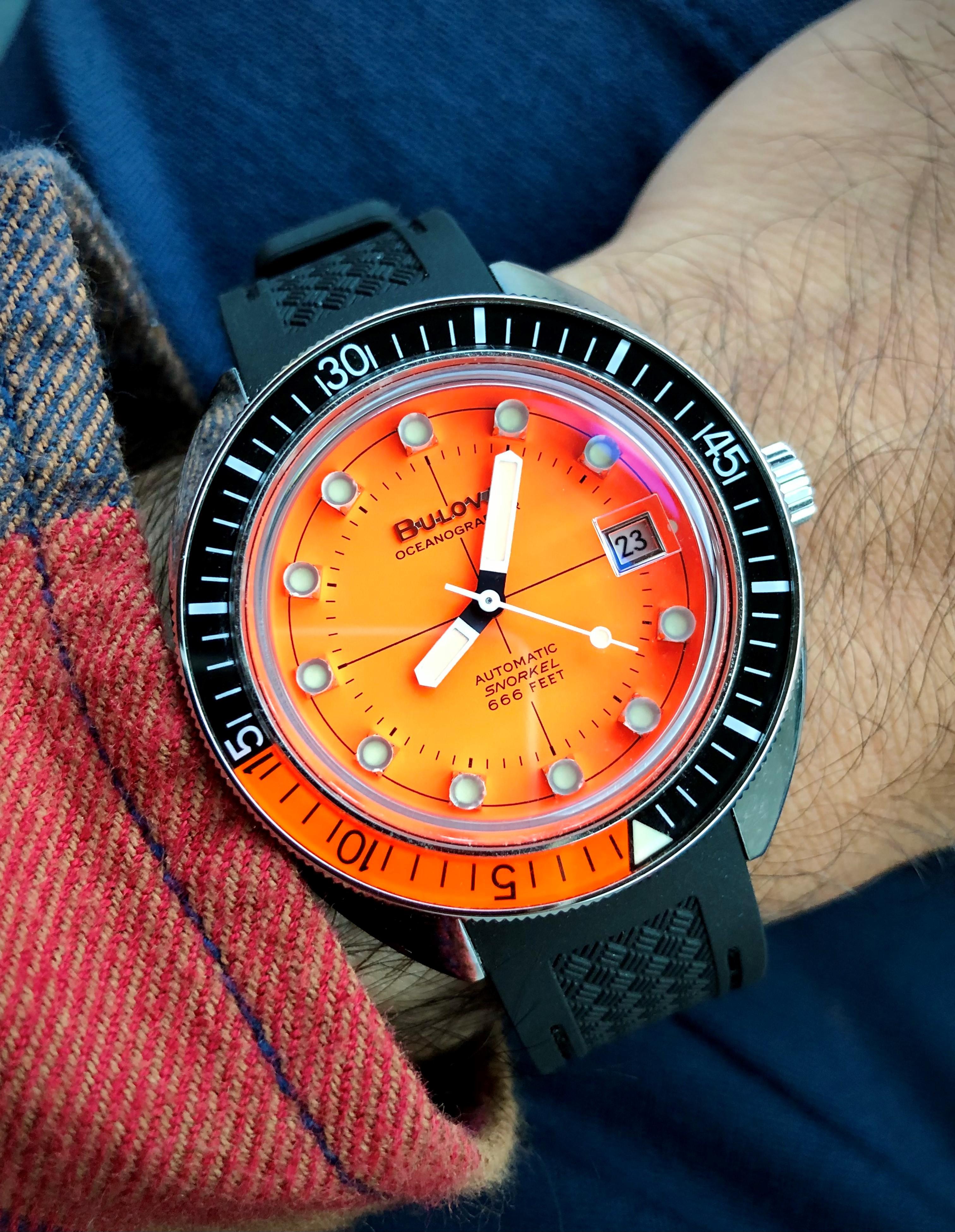 Bulova 96B350 นาฬิาผู้ชาย Oceanographer Automatic Men's Watch