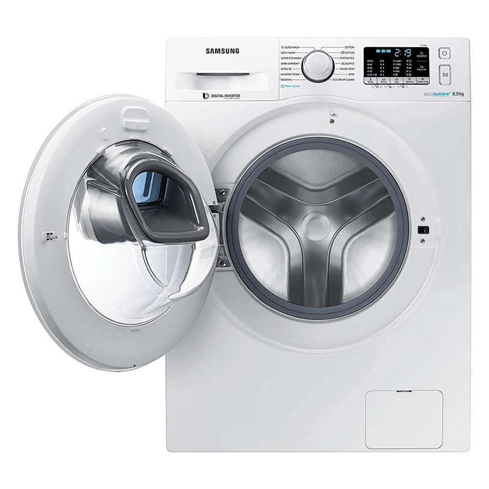 [ผ่อน0%] Samsung เครื่องซักผ้าฝาหน้า WW90K54E0YW/ST พร้อม Add Wash, 9 กก. (ชลบุรี ส่งฟรี)