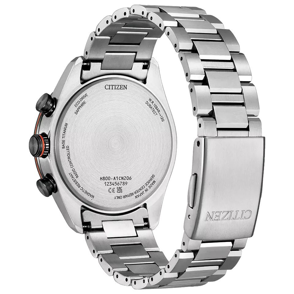 Citizen AT8189-61E นาฬิกาผู้ชาย Attesa Made In Japan Perpetual Chronograph Eco-Drive Men's Watch