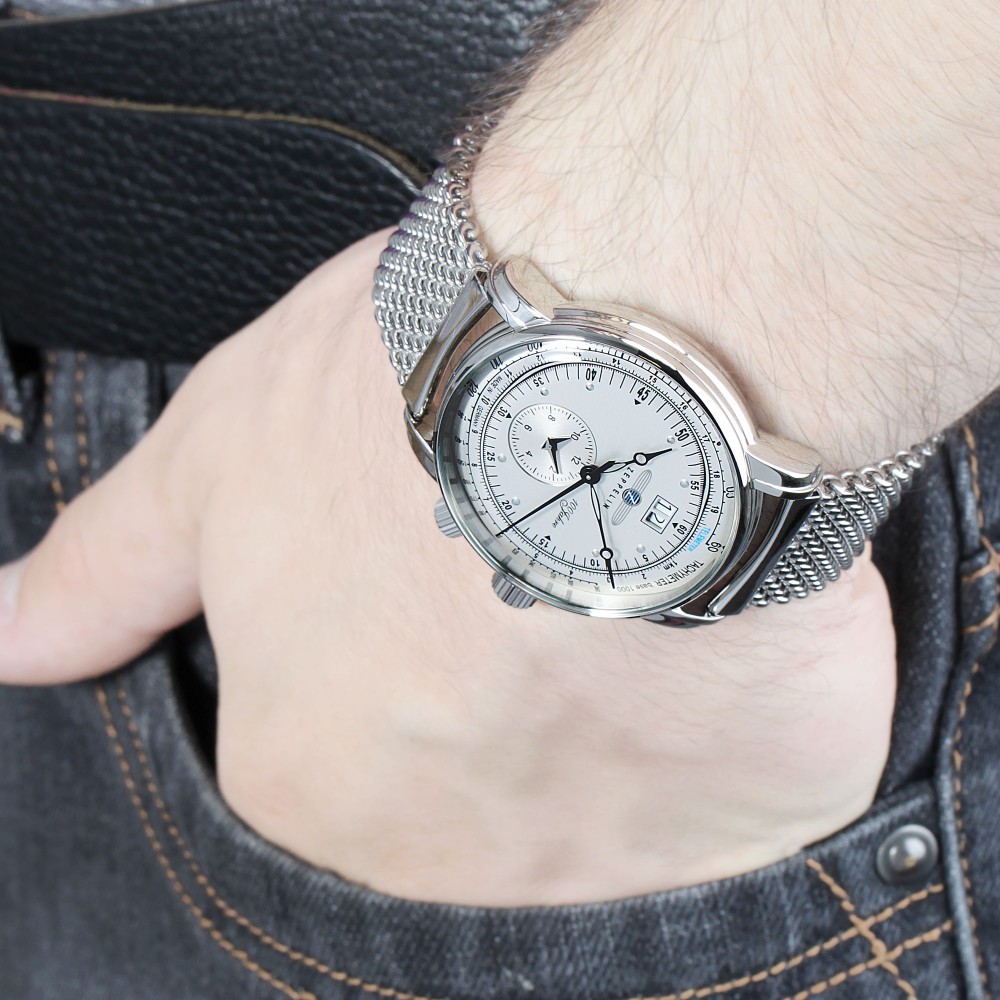 Zeppelin 7640M-1 นาฬิกาผู้ชาย Series 100 Years ED.1 Quartz Men's Watch Made In Germany