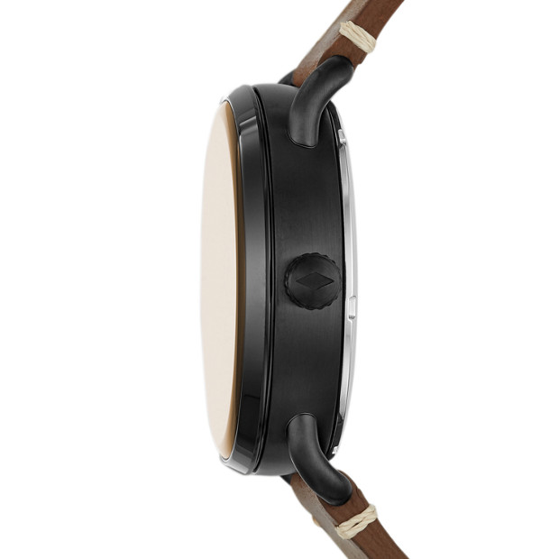 Fossil ME3158 นาฬิกาผู้ชาย Fossil รุ่น ME3158, Commuter Automatic Brown Leather Men's Watch