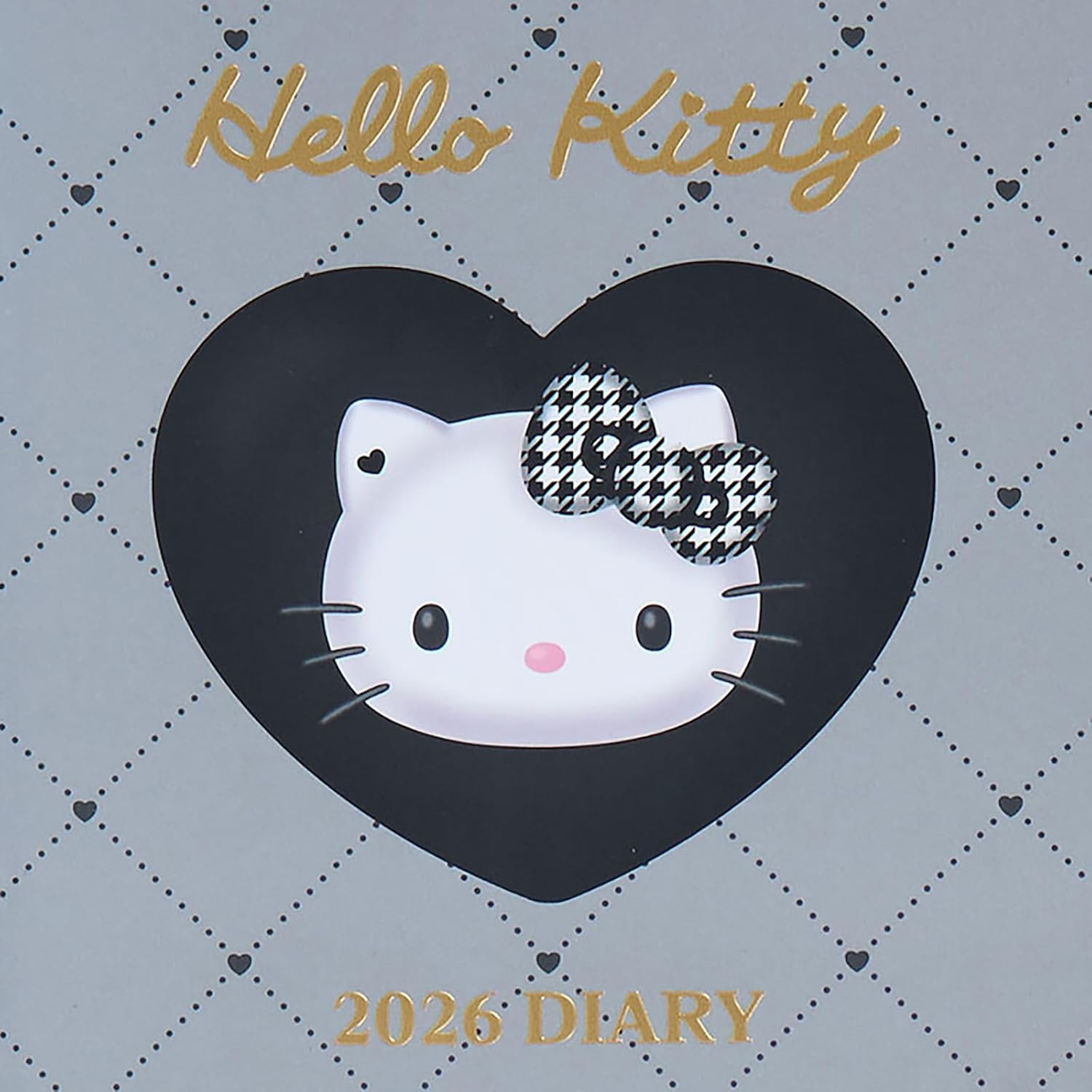 [PRE-ORDER] DIARY Planner 2026 สมุดแพลนเนอร์ ลายคิตตี้ สีดำ Hello Kitty Size B6 Black แพลนเนอร์ ไดอารี่ จากซานริโอ Sanrio Japan นำเข้าจากญี่ปุ่น ハローキティ B6 ダイアリー（ブロックタイプ） 2026