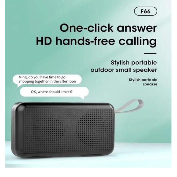 ลำโพงบลูทูธ SENDEM SDM-F66 Wireless Speaker แบบพกพา เวอร์ชั่น 5.0 