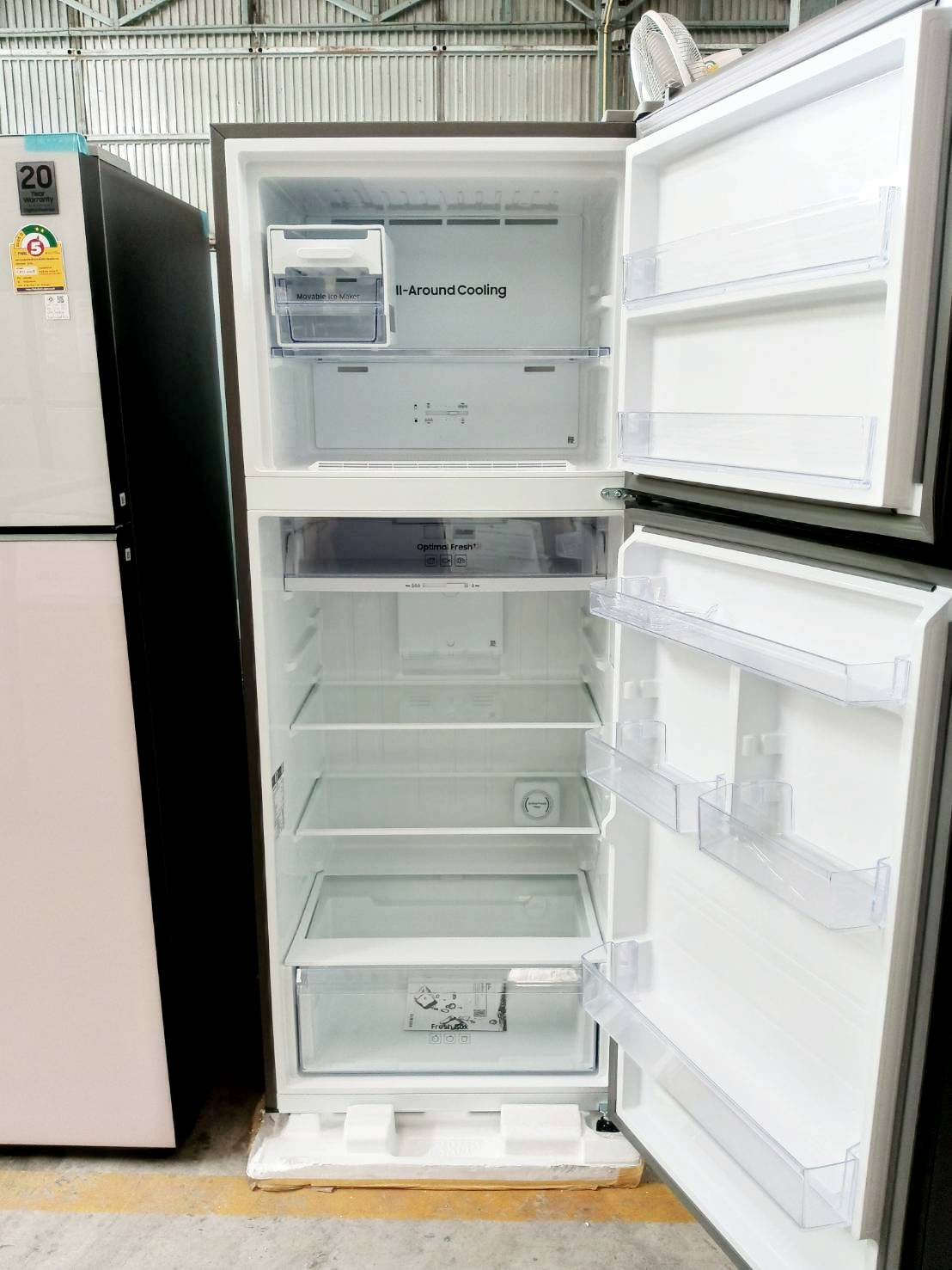 [ผ่อน0%10ด] Samsung ตู้เย็น 2 ประตู RT42CB66448AST 14.7 คิว สีขาว-น้ำเงิน อินเวอร์เตอร์ (ชลบุรีส่งฟรี)