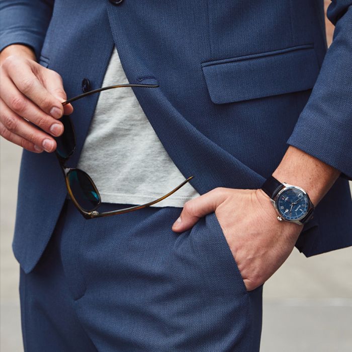 Bulova 96B385 นาฬิาผู้ชาย Wilton GMT Automatic Men's Watch