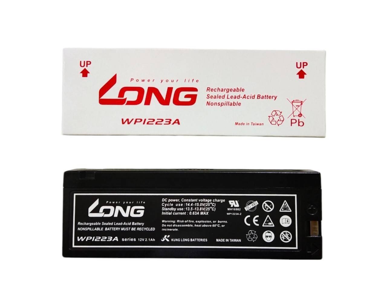 12v 2.3ah LONG เจาะรู
