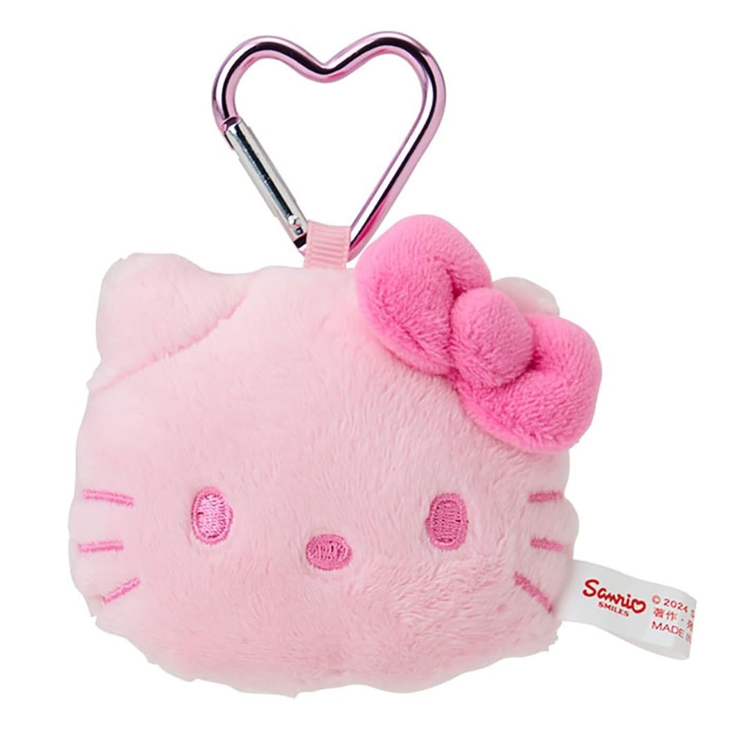 [PRE-ORDER] พวงกุญแจ คิตตี้ ข้อรูปหัวใจ I Love Hello Kitty Face Keychain サンリオ フェイス形マスコットホルダー ハローキティ ピンク 087572
