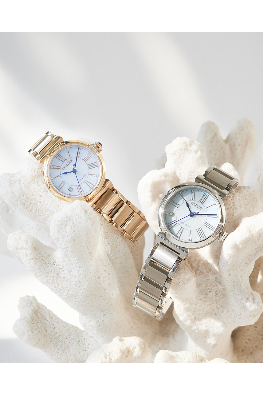 Citizen EM1063-89D นาฬิกาผู้หญิง Eco-Drive Citizen L Women's Watch