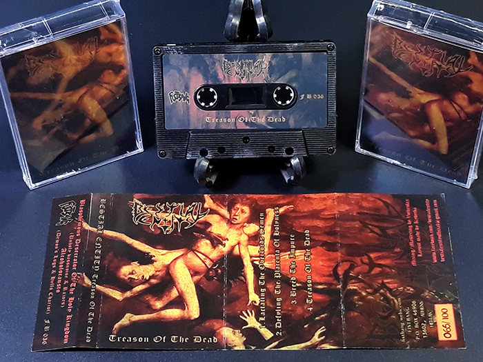 BESTIAL ENTITY' Treason Of The Dead' Tape.