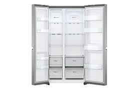 LG ตู้เย็น ไซด์บายไซด์ 22.9 คิว Smart Inverter Compressor สีเงิน