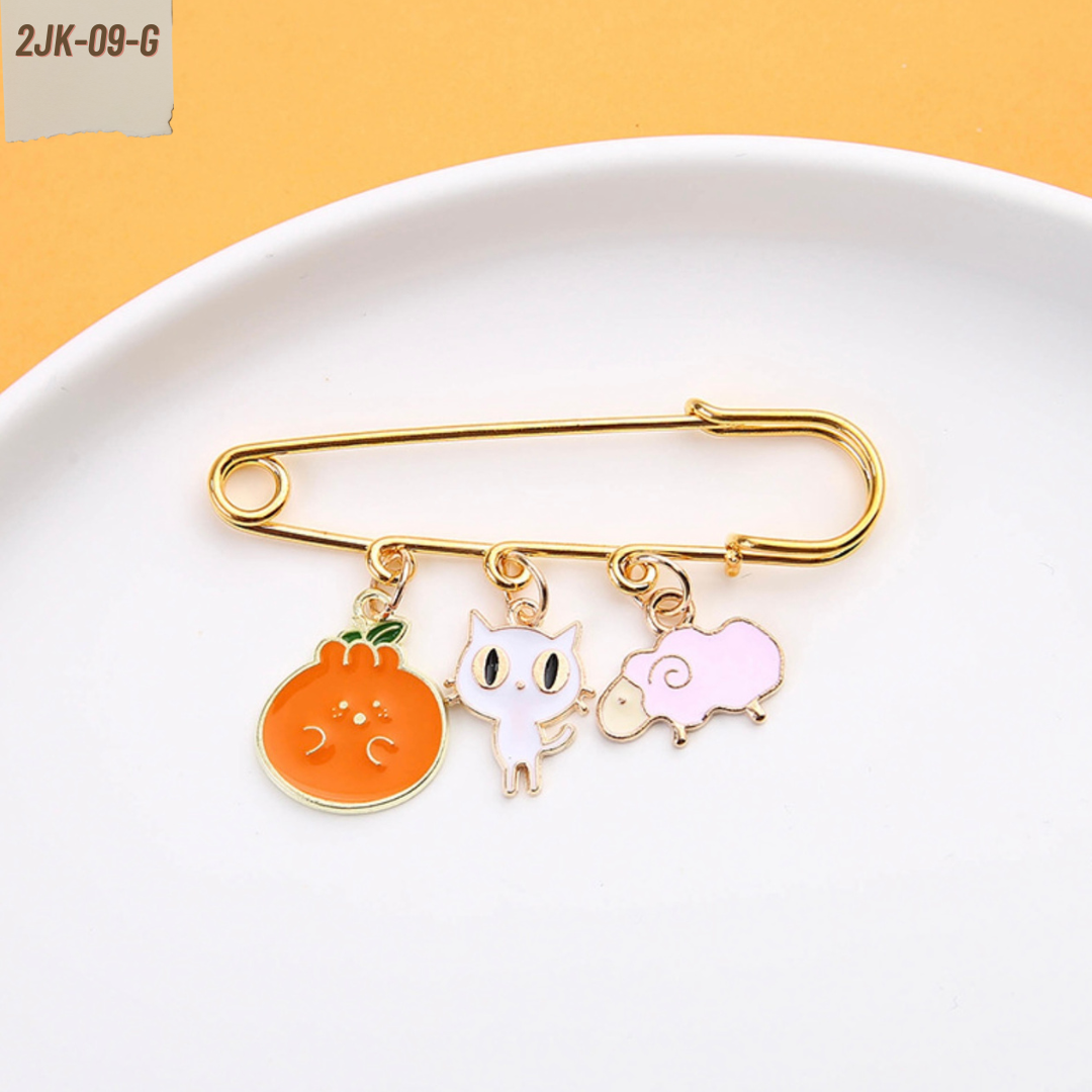 เข็มกลัดติดชุด ติดเพื่อความสวย หรือติดเพื่อความเชื่อสวยลงตัว เซตแฟนตาซี ผลไม้เกาหลี