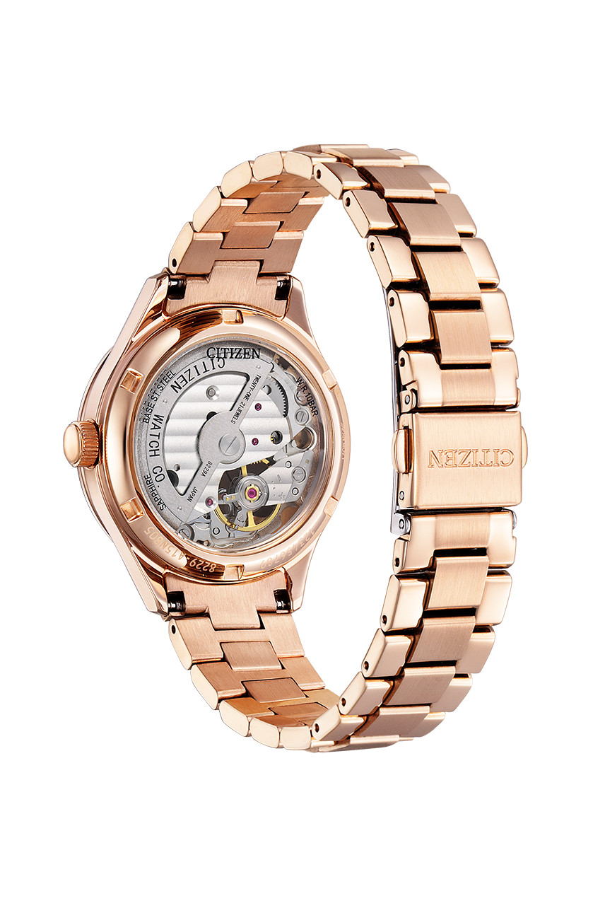 Citizen PC1017-70Y นาฬิกาผู้หญิง Luna Automatic Limited Edition Women's Watch + สายหนัง