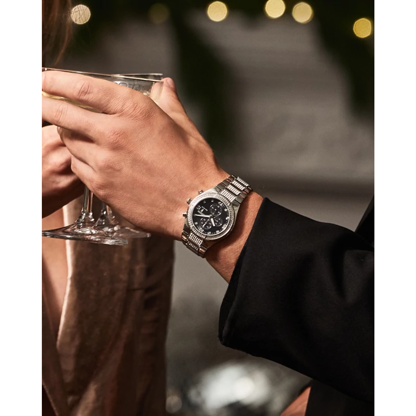 Citizen CA0750-53E นาฬิกาผู้ชาย Crystal Chronograph Eco-Drive Men's Watch