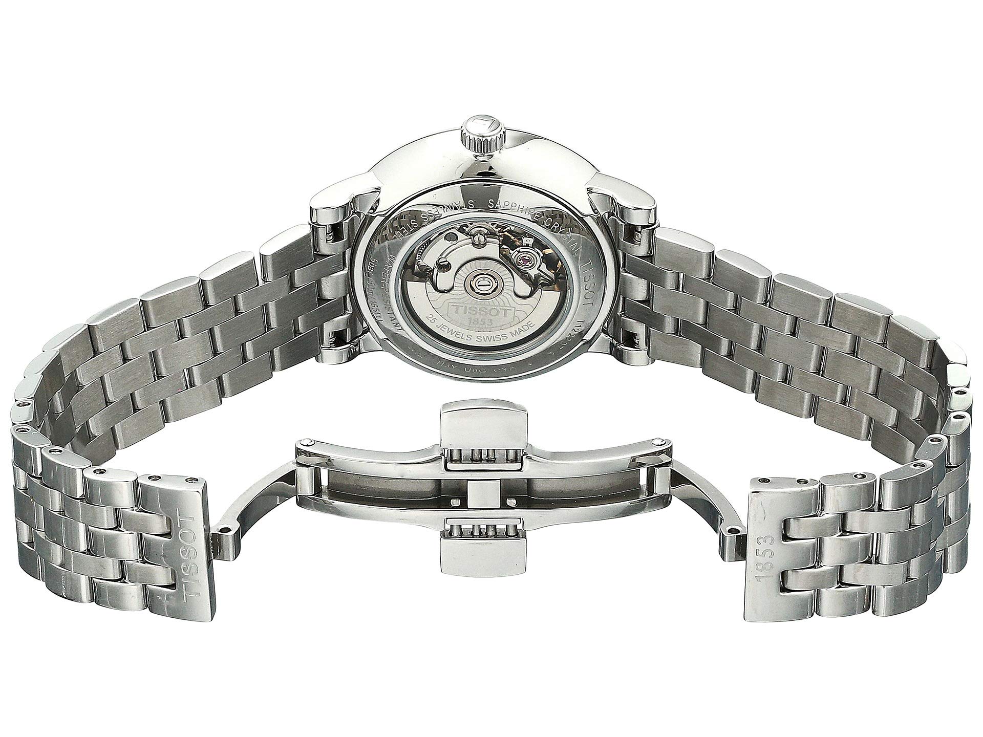 Tissot T122.207.11.031.00 นาฬิกาผู้หญิง T1222071103100, Carson Premium Powermatic 80 Automatic Women's Watch