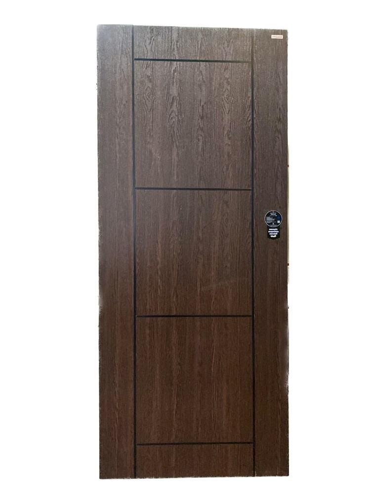 ประตู UPVC ภายใน Revo #LPRM-07 80X200/ไม่เจาะ สีบราวน์เวงเก้ Polywood