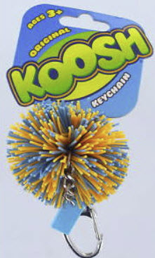 คู๊ช บอล (Koosh Ball) ขนาด 2 นิ้ว สีฟ้า + เหลือง ผสมกัน