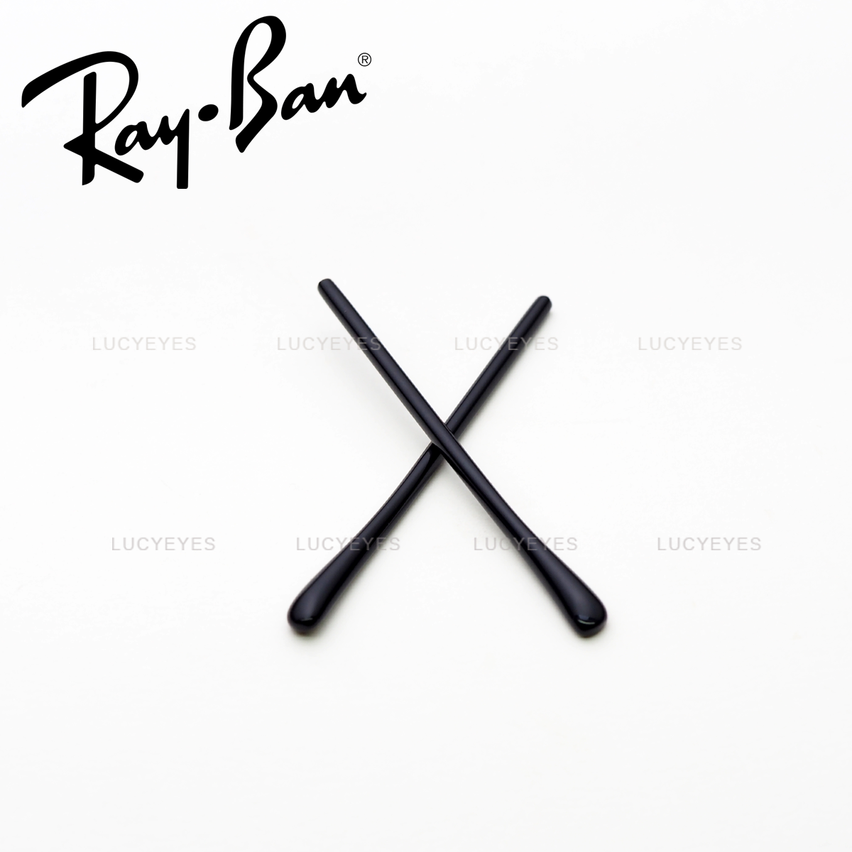 ยางหุ้มขาแว่นสายตา Rayban RX3582V แท้ 100% (สีดำ)