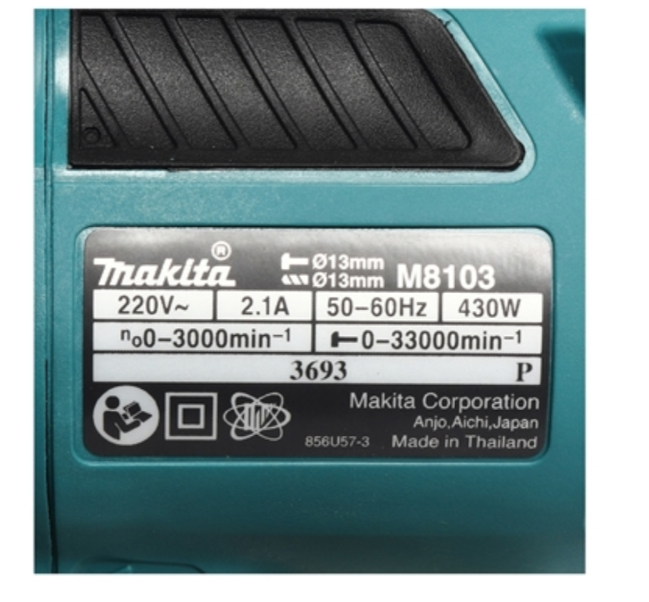 สว่านกระแทก 13mm. No.M8103B(MT817) ปรับรอบซ้าย-ขวา Makita