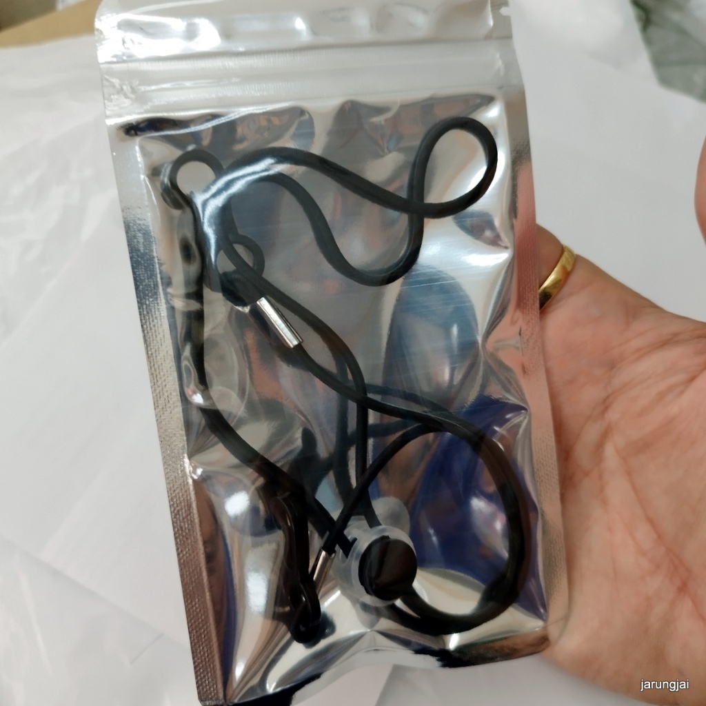 สายคล้องแมส ศรีสะเกษ แบบมินิมอล สีดำ คุณภาพดี