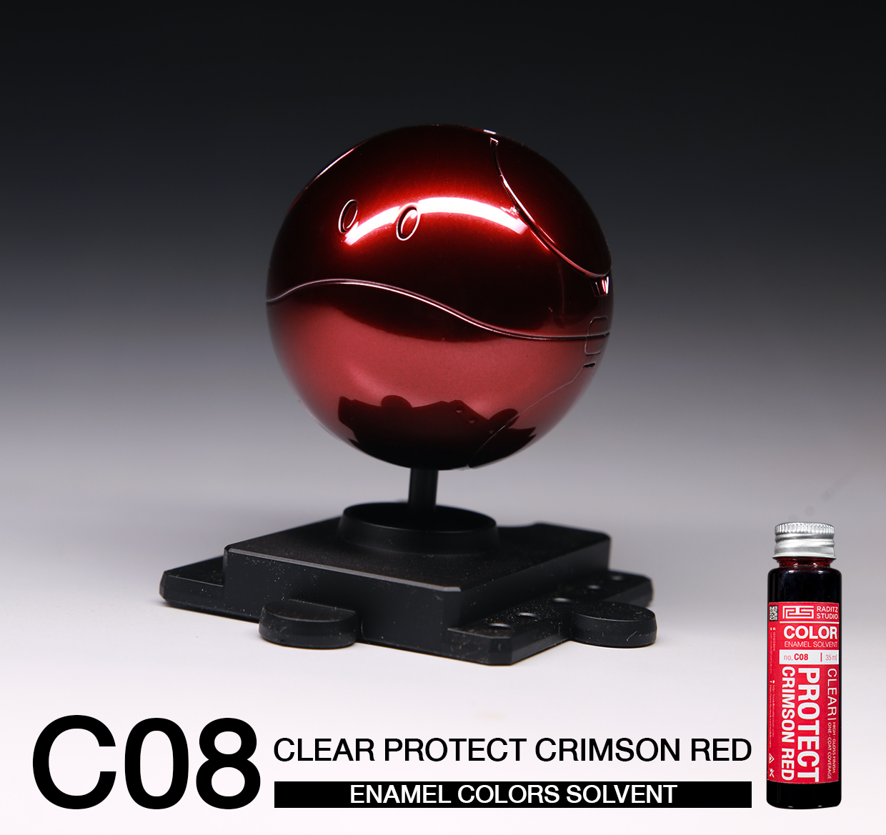 C08 Clear Protect Crimson Red 35ml