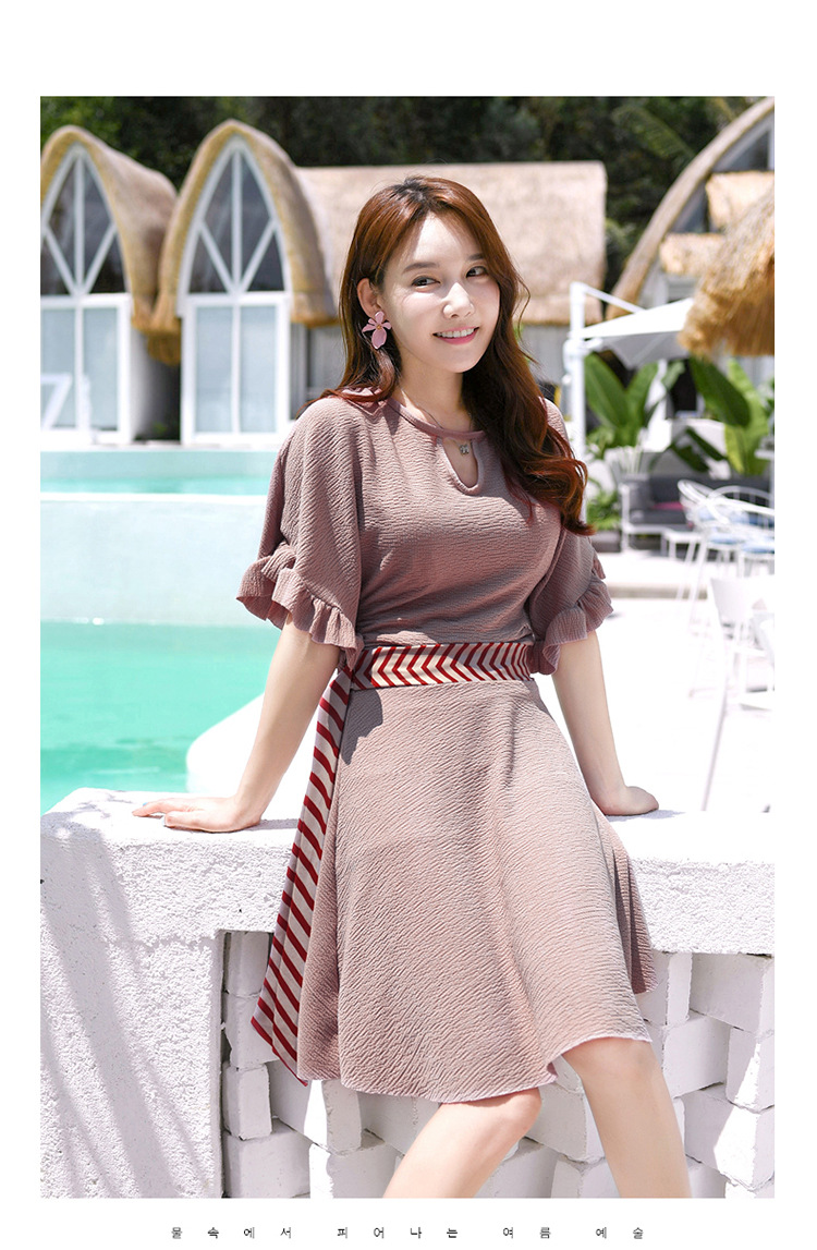 ชุดว่ายน้ำไซส์ใหญ่ ชุดเที่ยวทะเล 5xl พร้อมส่ง:ชุดว่ายน้ำคนอ้วนสีชมพู set 3ชิ้น มีชุด บรา และกระโปรงแบบสวยsexyมากๆจ้า:รายละเอียดไซส์คลิกเลยจ้า