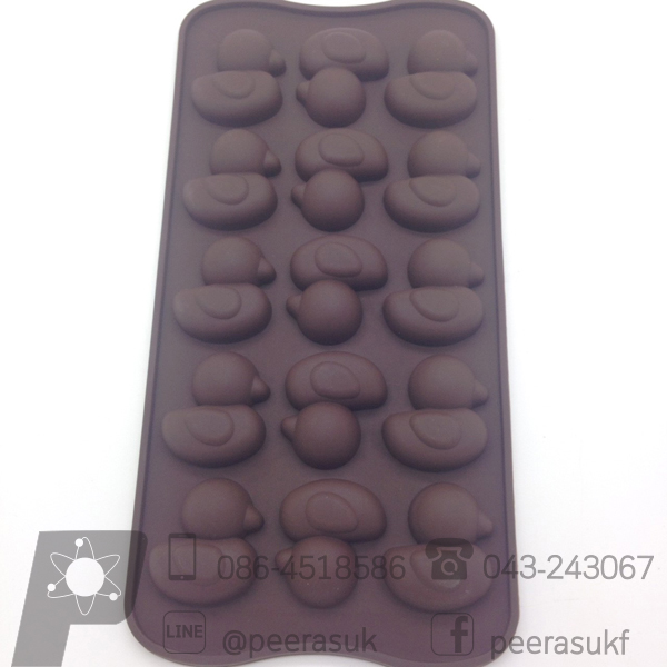 พิมพ์สบู่รูปเป็ด 15 ช่อง ขนาดประมาณ 15 กรัม จำนวน 1 ชิ้น