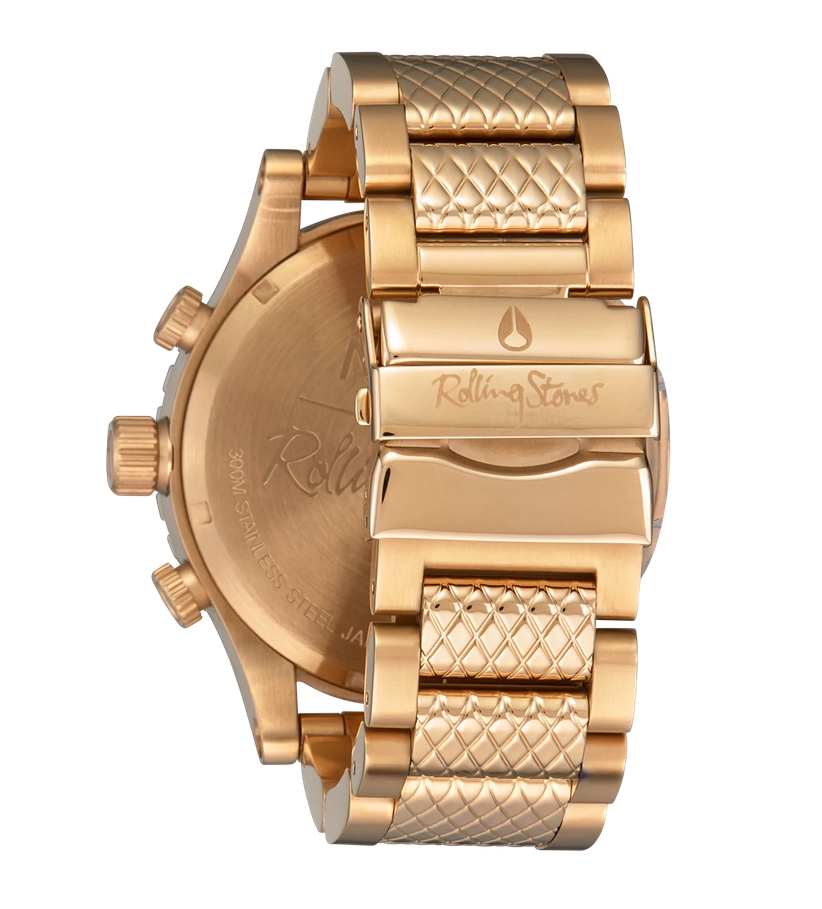 Nixon A1355-513-00 นาฬิกาผู้ชาย Rolling Stones 51-30 Chrono Quartz Men's Watch