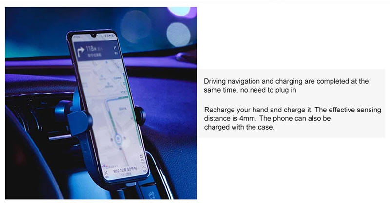 Xiaomi Wireless Car Charger - แท่นชาร์จไร้สายภายในรถ (20W)
