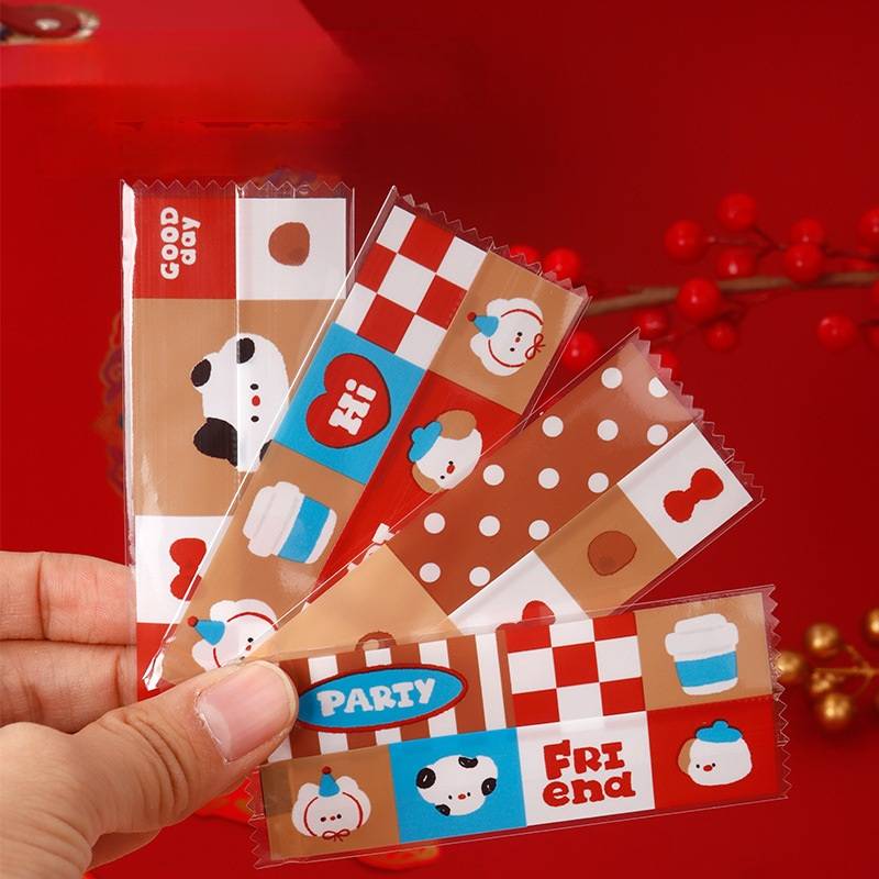 ถุงซีล ใส่ลูกอม ขนม ขนาด 4x9-9.5 ซม.จำนวน 95-100 ใบ/แพ็คและ 190-200 ใบ/แพ็ค ชุดที่ 6/6