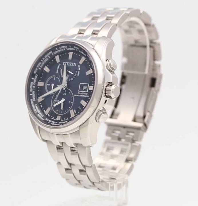 Citizen AT9030-55L นาฬิกาข้อมือผู้ชาย Eco-Drive Promaster Global Radio Controlled World Time Men's Watch