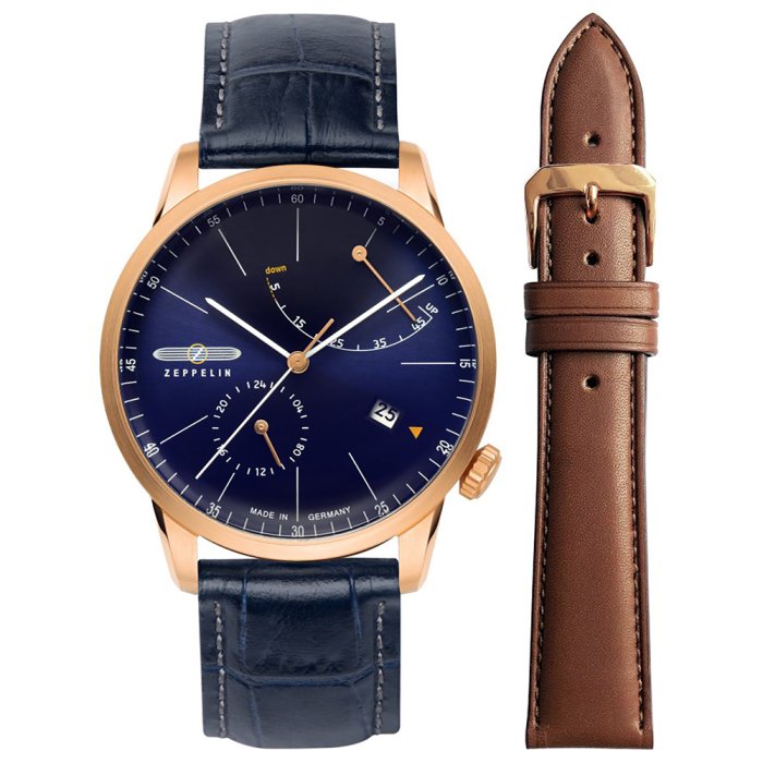 Zeppelin 7368-3 นาฬิกาผู้ชาย Flatline Automatic Men's Watch