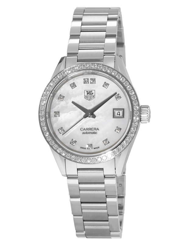 Tag Heuer WAR2415.BA0776 นาฬิกาผู้หญิง CARRERA Calibre 9 Automatic 100M - ∅28mm Diamonds Women's Watch