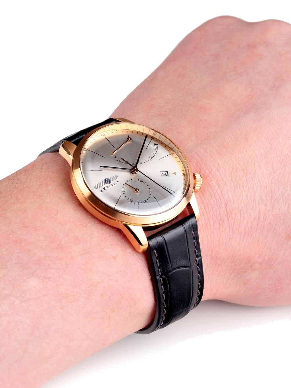 Zeppelin 7368-4 นาฬิกาผู้ชาย Flatline Automatic Men's Watch Made In Germany