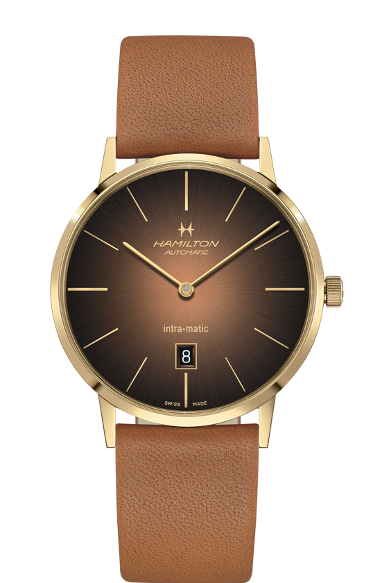 Hamilton H38735501 นาฬิกาผู้ชาย American Classic Intra-Matic Automatic Men's Watch