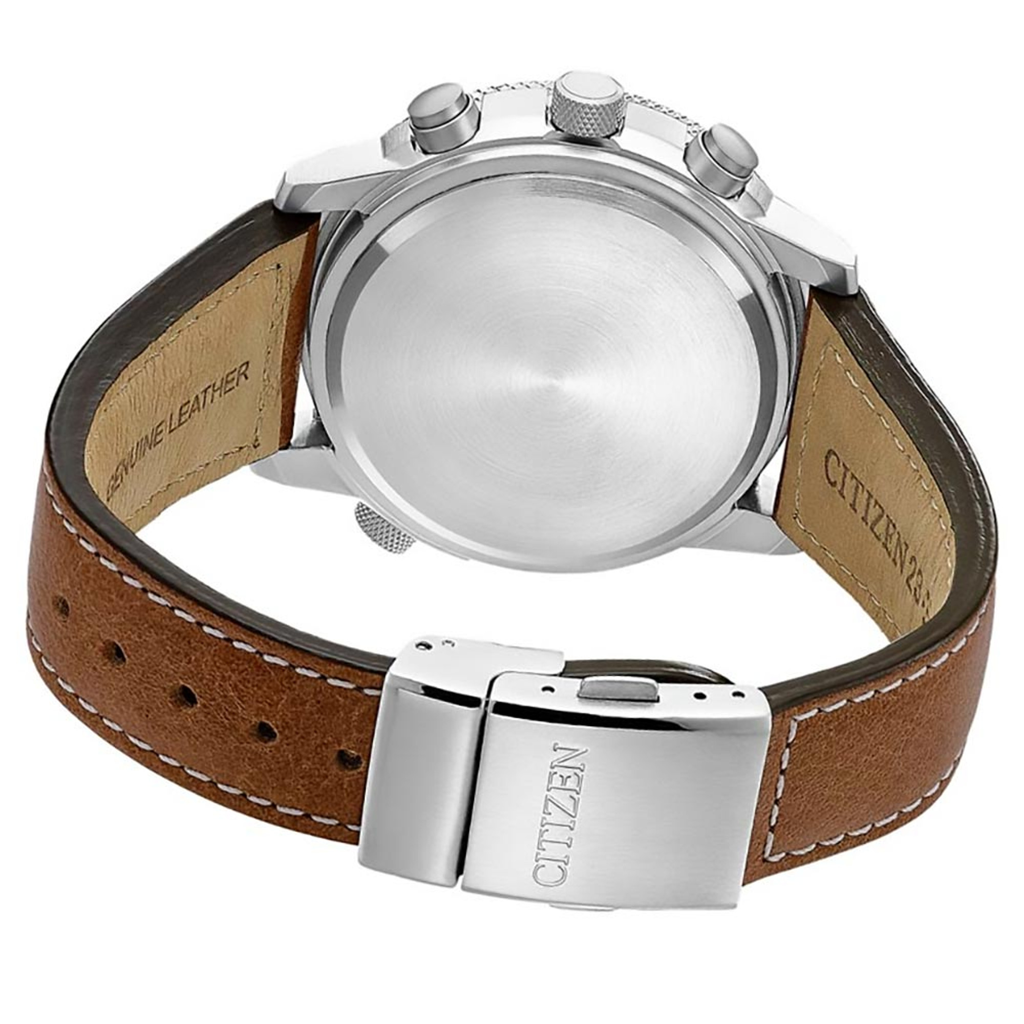 Citizen CB5860-27E นาฬิกาผู้ชาย Eco-Drive Promaster Sky Radio Controlled Chronograph Perpetual World Time Men's Watch