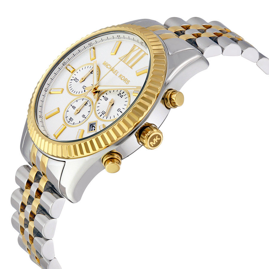 Michael Kors MK8344 นาฬิกาผู้ชาย Michael Kors รุ่น MK8344, Lexington Chronograph Two Tone Men's Watch