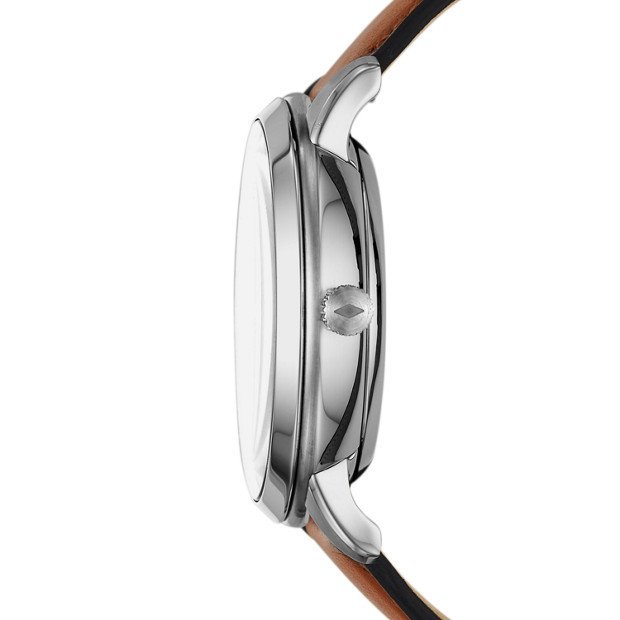 Fossil ME3160 นาฬิกาผู้ชาย Neutra Automatic Luggage Leather Men's Watch