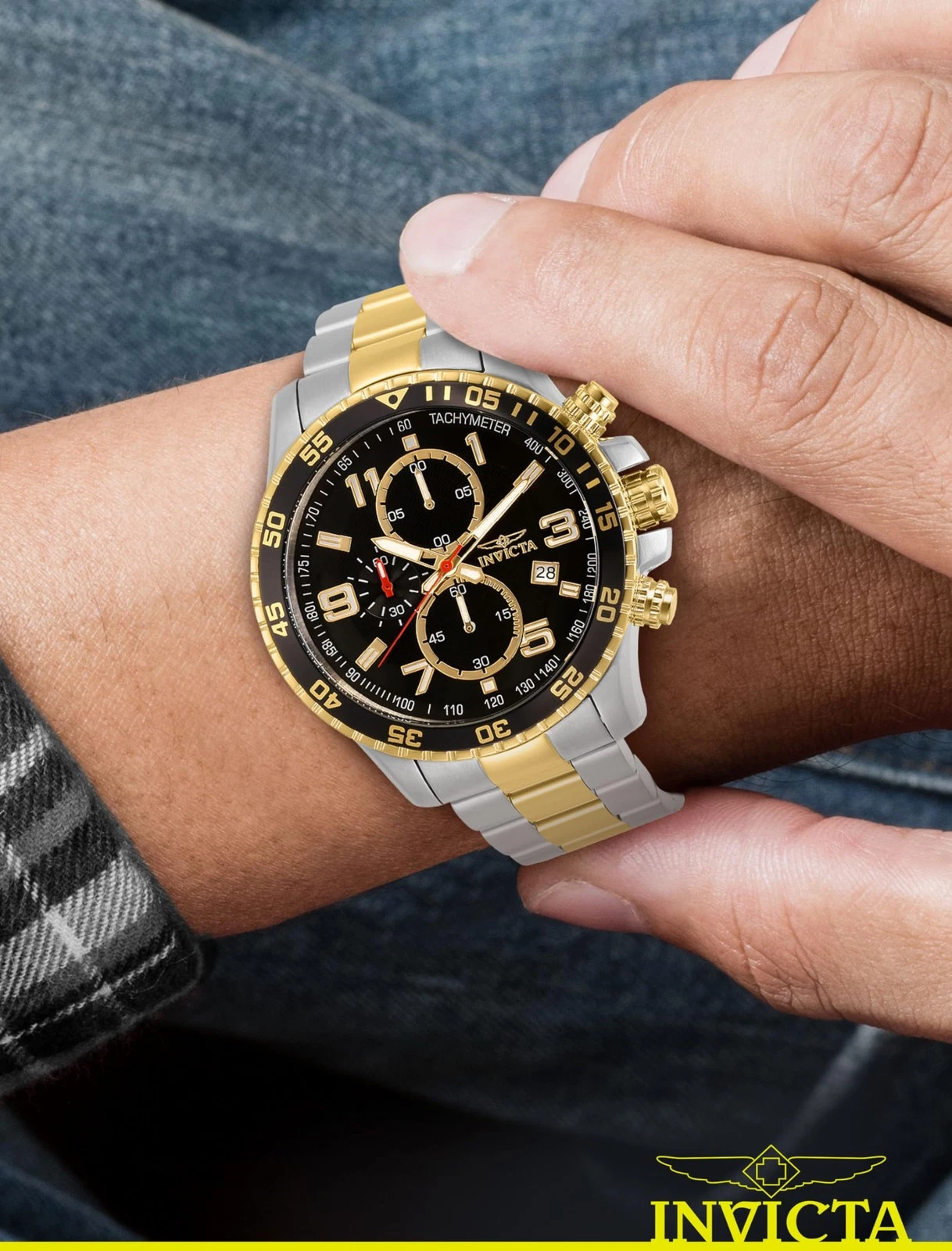 Invicta 14876 นาฬิกาผู้ชาย Specialty Chronograph Men's Watch