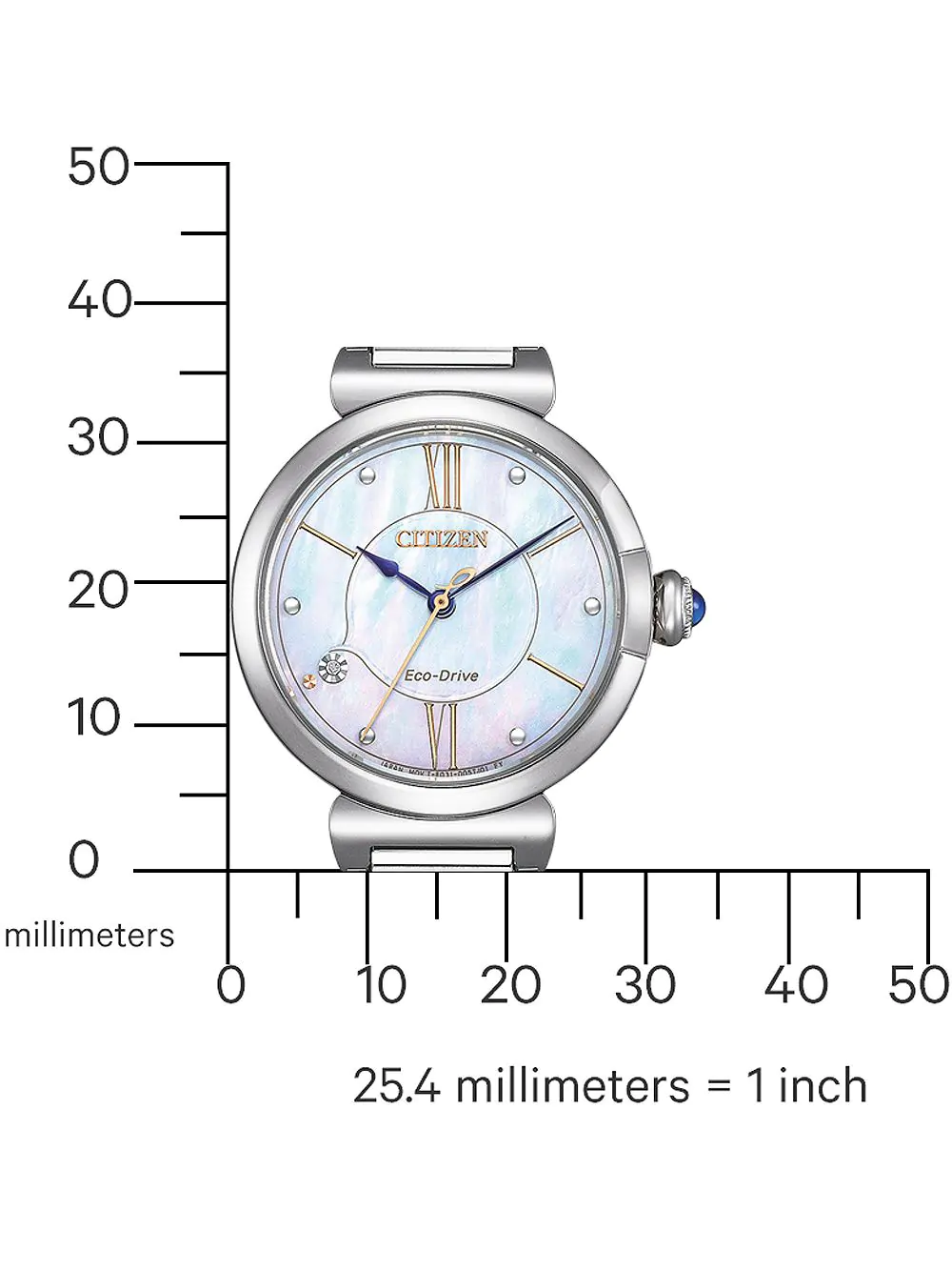 Citizen EM1070-83D นาฬิกาผู้หญิง Eco-Drive Citizen L Women's Watch