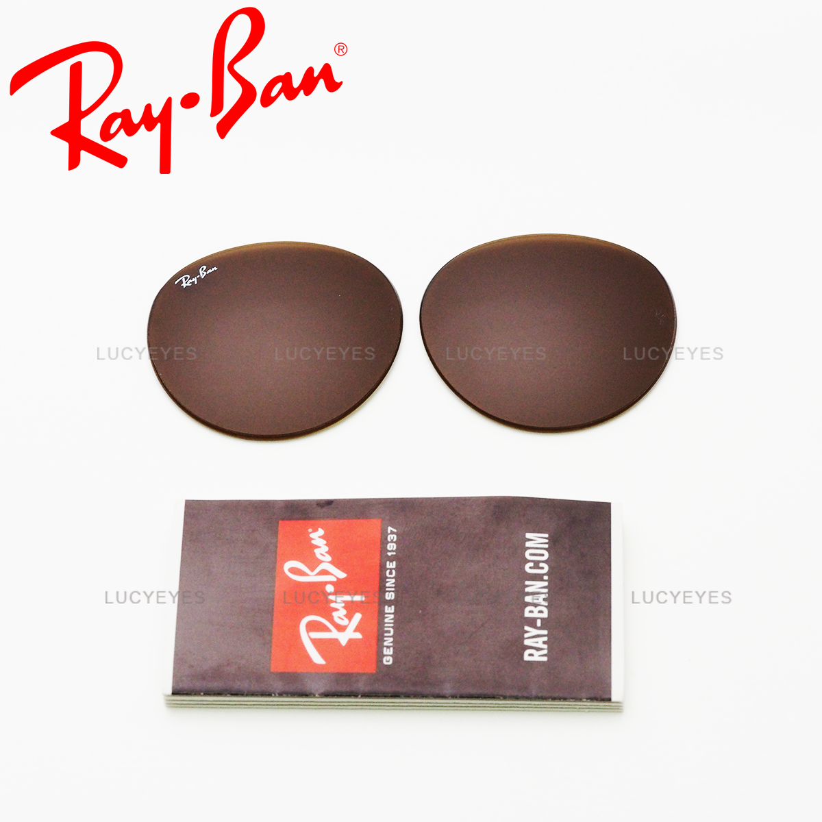 เลนส์ RAYBAN แท้ 100% RB3475Q 9041, ROUND CRAFT เลนส์สีน้ำตาล
