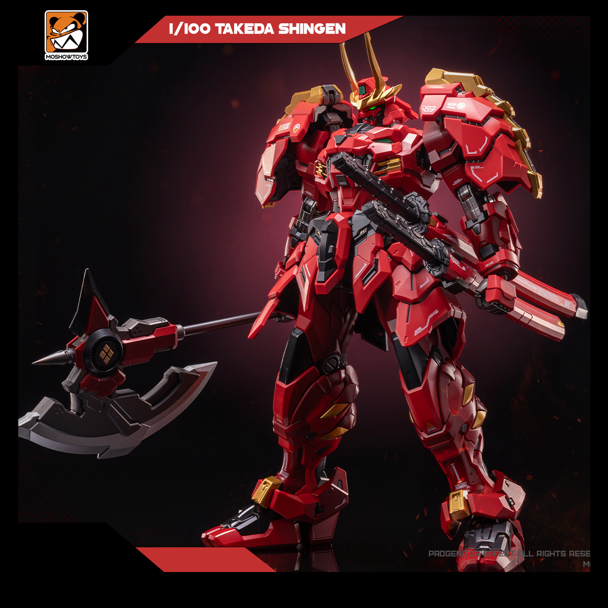 MOSHOWTOYS Illustrious Class 1/100 Takeda Shingen