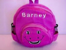 กระเป๋า Barney กว้าง 9 นิ้ว x สูง 10 นิ้ว