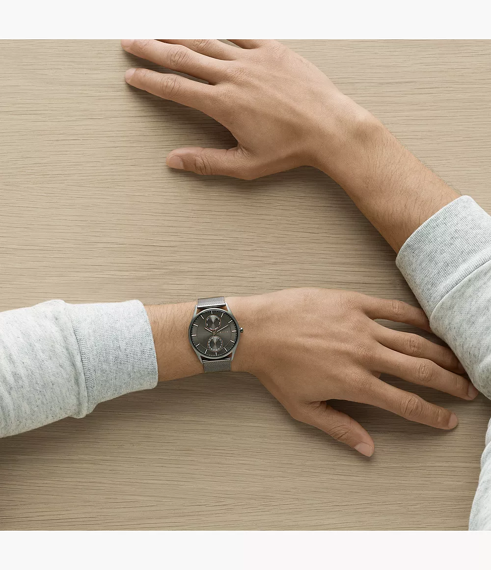 Skagen SKW6180 นาฬิกา Holst Multifunction Mesh Quartz Watch