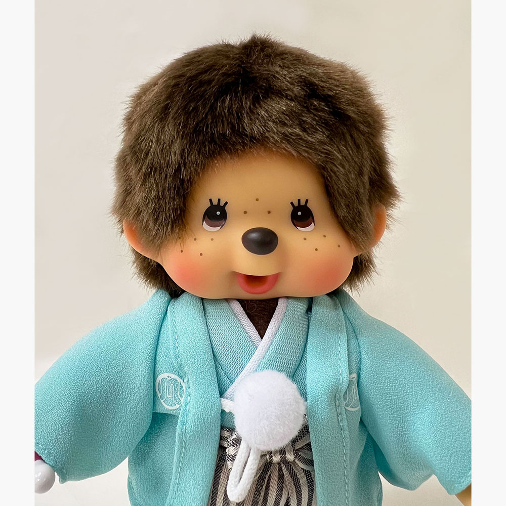 [PRE-ORDER] ตุ๊กตา ม่อนชิชิ ชุดกิโมโน ฮากามะ Size S H20 x W15 x D6 cm Monchichi Hakama S boy นำเข้าจากญี่ปุ่น 紋付袴モンチッチ S 男の子