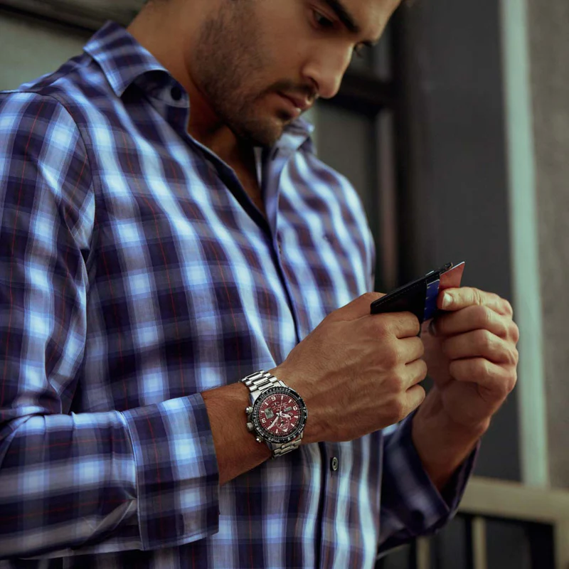 Citizen JY8086-89X นาฬิกาผู้ชาย Eco-Drive Radio-Controlled Perpetual Men's Watch