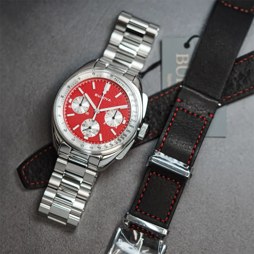 Bulova 96K115 นาฬิกาผู้ชาย Lunar Pilot Blood Moon Men's Watch