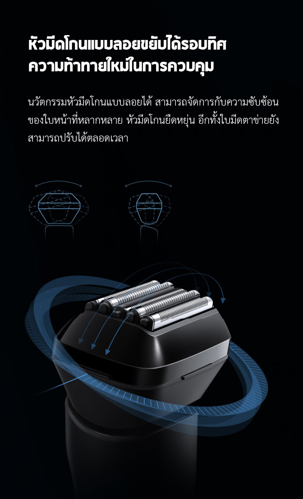 Xiaomi Mijia Five Blades Electric Shaver - เครื่องโกนหนวดไฟฟ้าแบบ 5 ใบมีด