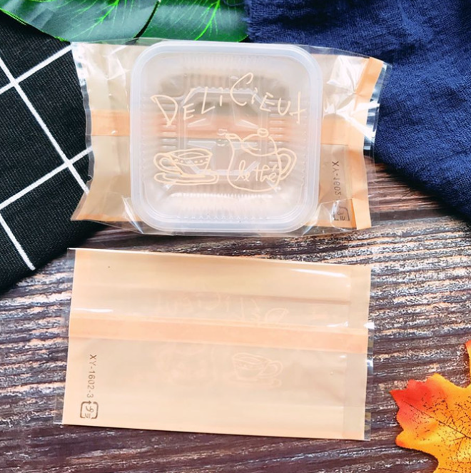 ถุงซีลขยายข้าง เบเกอรี่ ทาร์ต บราวนี่ ไหว้พระจันทร์ เปี๊ยะ จำนวน 95-100 ใบต่อแพ็ค (หลายขนาด) ชุดที่ 3/3