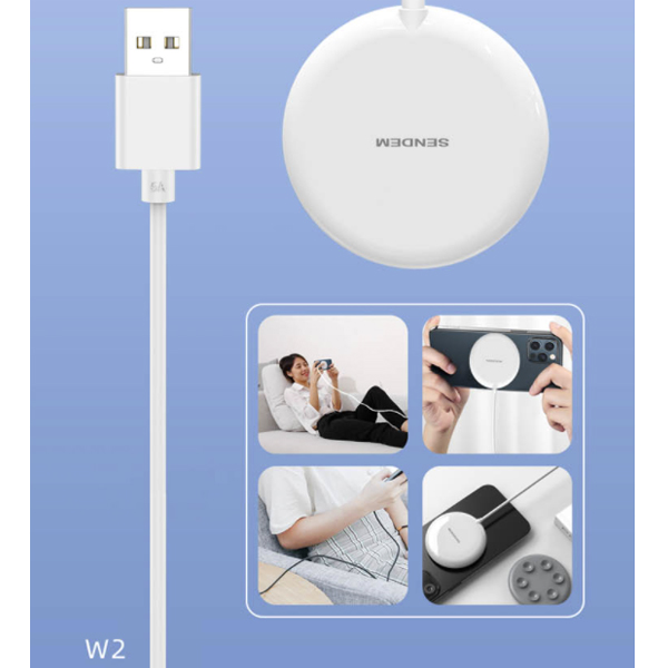 Sendem W2 Wireless Charger แท่นชาร์จแบบไร้สาย รวดเร็ว 15 วัตต์