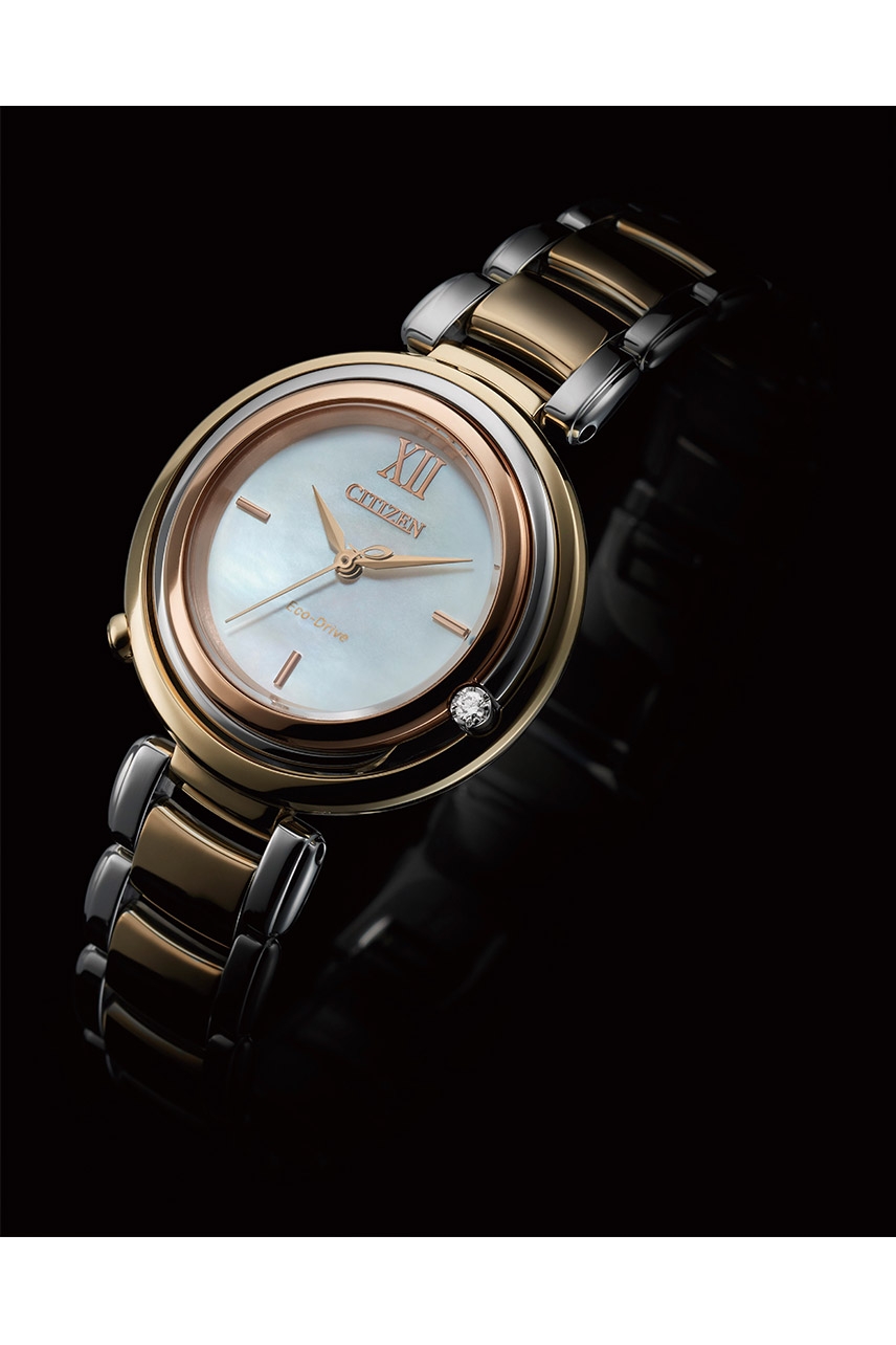 Citizen EM0654-88D นาฬิกาผู้หญิง Citizen L Ambiluna Eco-Drive Diamond Women's Watch